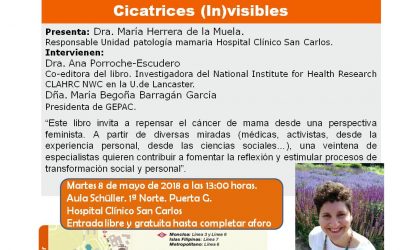Presentación del libro Cicatrices (in)visibles